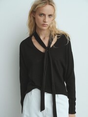 Mango Black Laia Sweater - Image 3 of 6