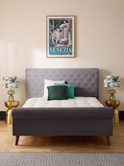 Laurence Llewelyn-Bowen Steel Bliss Chesterfield Style Bed Frame - Image 1 of 4
