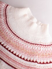 Lakeland Clothing Cream Flo Fairisle Jumper - Image 7 of 7