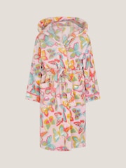 Monsoon Pink Butterfly Print Dressing Gown - Image 1 of 3