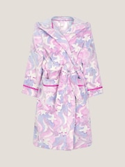 Monsoon Pink Glow In The Dark Unicorn Dressing Gown - Image 1 of 3