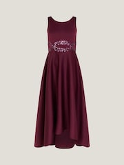Monsoon Red Sleeveless Sequin Prom Dress - Image 2 of 4