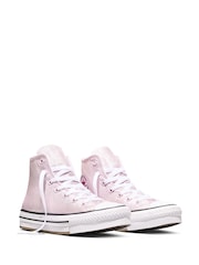 Converse Pink Chuck Taylor Lift Platform Shine Trainers - Image 6 of 6
