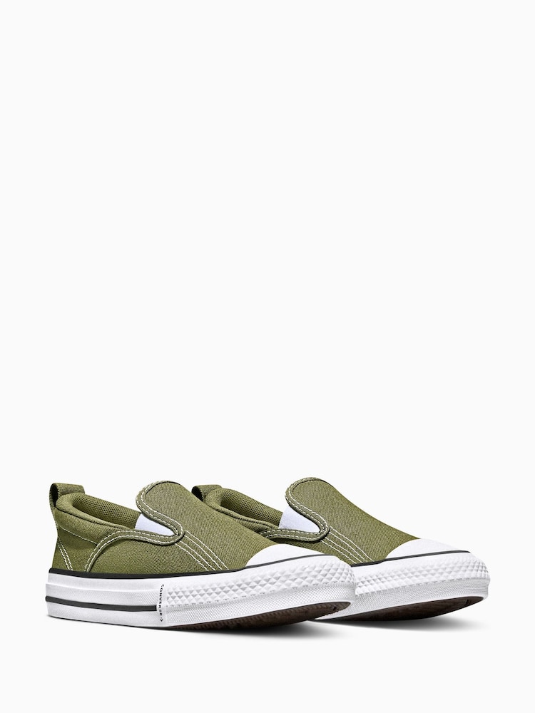 Converse Green Chuck Taylor Malden Street Slip On Trainers - Image 6 of 6 Converse Green Chuck Taylor Malden Street Slip On Trainers - Image 6 of 6