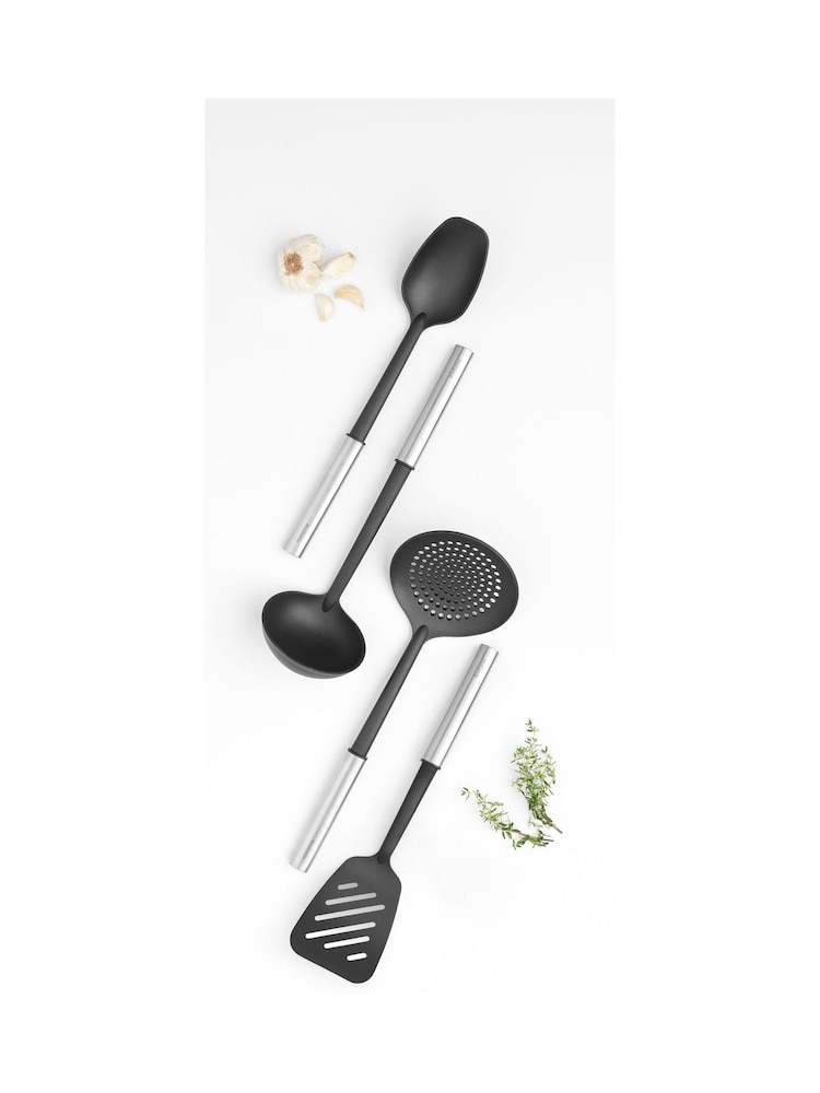 Brabantia Matt Steel Profile Kitchen Utensils Set - Image 3 of 3