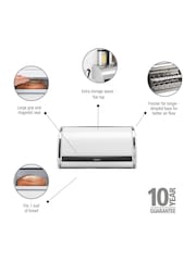 Brabantia White Medium Roll Top Bread Bin - Image 3 of 6