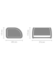 Brabantia White Medium Roll Top Bread Bin - Image 6 of 6