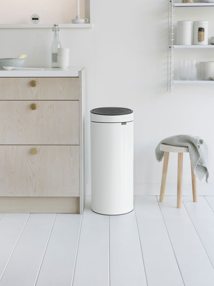 Brabantia White Touch Bin New 30L - Image 1 of 6