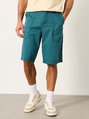 FatFace Pascal Dark Teal Blue Utility Shorts - Image 1 of 6