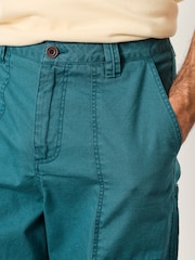 FatFace Pascal Dark Teal Blue Utility Shorts - Image 3 of 6