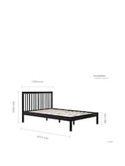 Birlea Black Nova Bed - Image 10 of 12