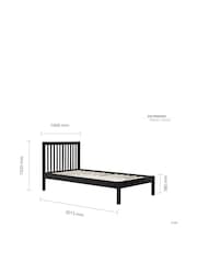 Birlea Black Nova Bed - Image 9 of 12