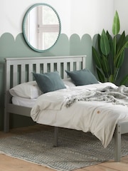 Birlea Grey Denver Bed - Image 1 of 8