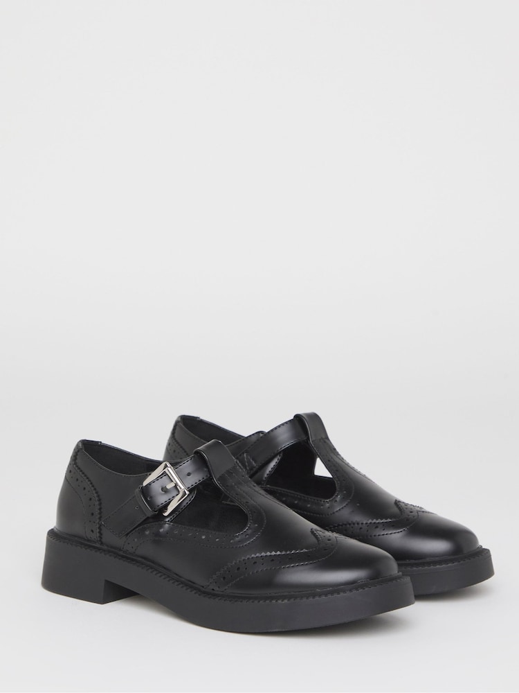 Buy Simply Be Black T-Bar Brogue Mary Jane Shoes from Next USA Buy Simply Be Black T-Bar Brogue Mary Jane Shoes from Next USA
