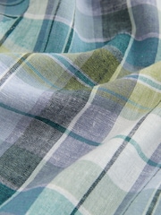 أخضر - Madras Check Short Sleeve Shirt - Image 6 of 7