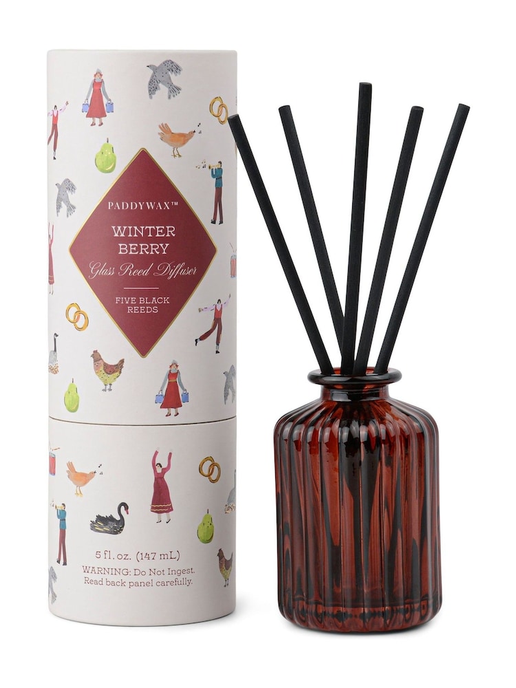 Paddywax Christmas 5fl oz147ml Ribbed Glass Diffuser - Image 1 of 1 Paddywax Christmas 5fl oz147ml Ribbed Glass Diffuser - Image 1 of 1