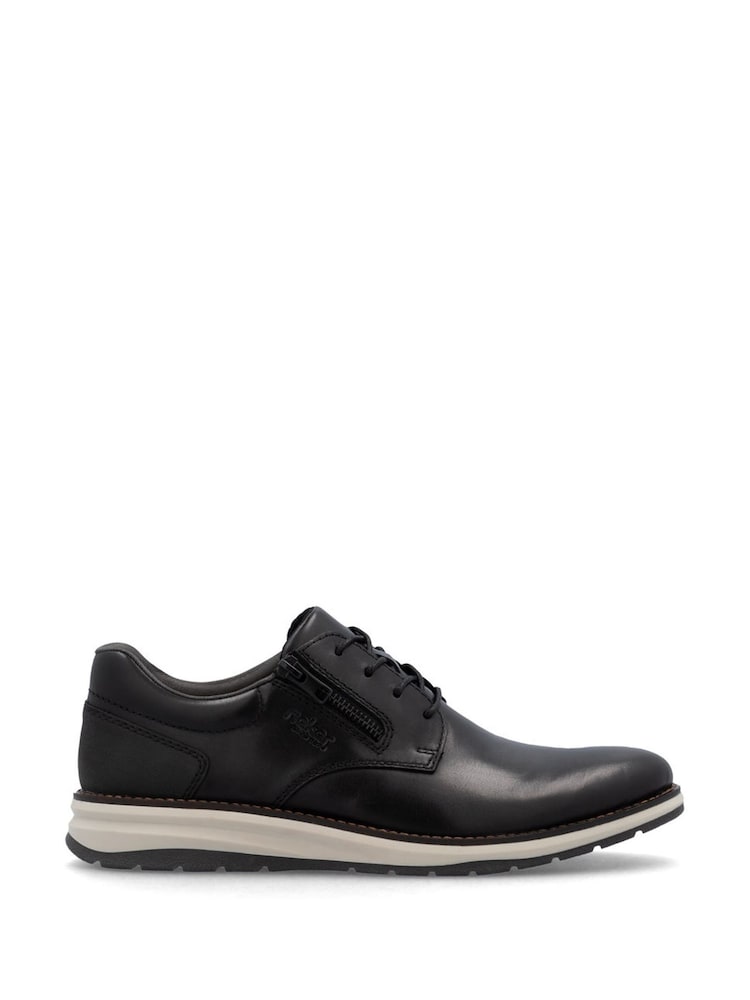 Rieker Black Shoes Zipper - Image 1 of 7 Rieker Black Shoes Zipper - Image 1 of 7