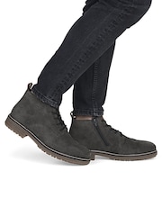 Rieker Grey Zipper Shoes - Image 1 of 7