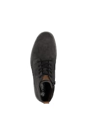 Rieker Grey Zipper Shoes - Image 6 of 7