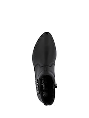 Rieker Zipper Black Boots - Image 6 of 7