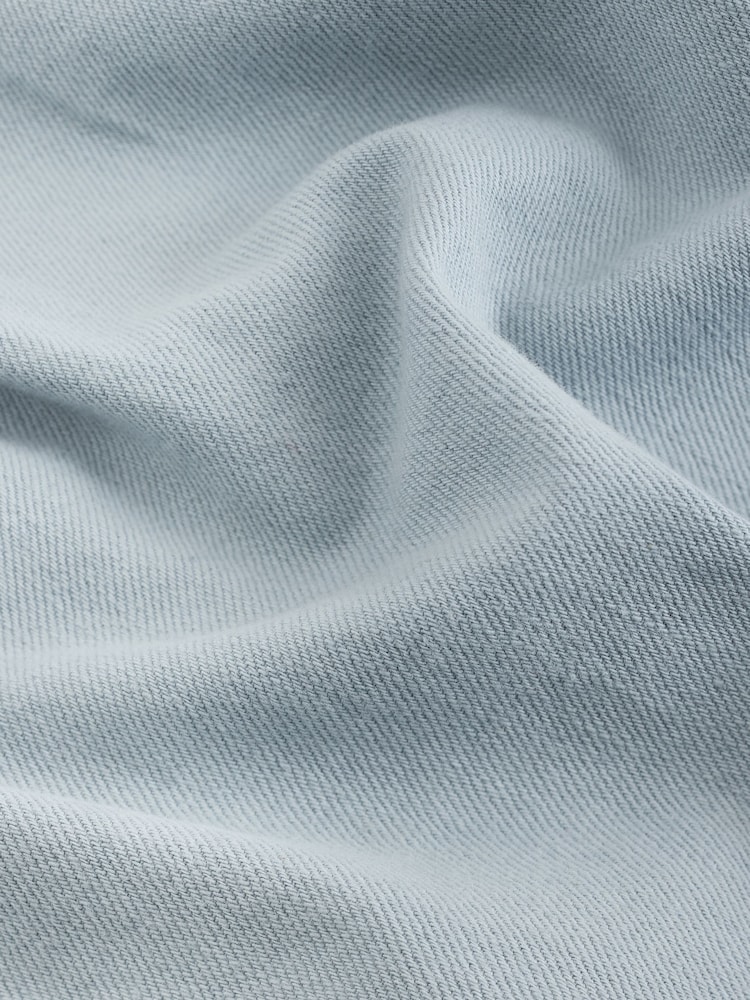 Light Blue Barrel Fit EDIT Pleated Jeans - Image 11 of 11