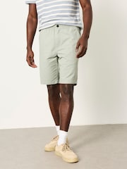 FatFace Selsey Sage Green Pull On Shorts - Image 1 of 6