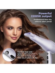 Carmen Purple Serenity Hair Dryer & Hair Straightener Set - Image 3 of 8