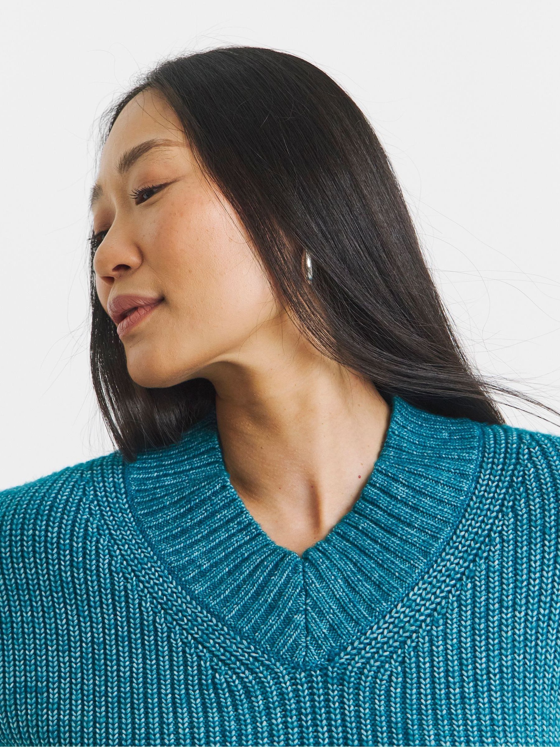 Buy JD Williams Blue V-Neck Knitted Jumper from Next USA
