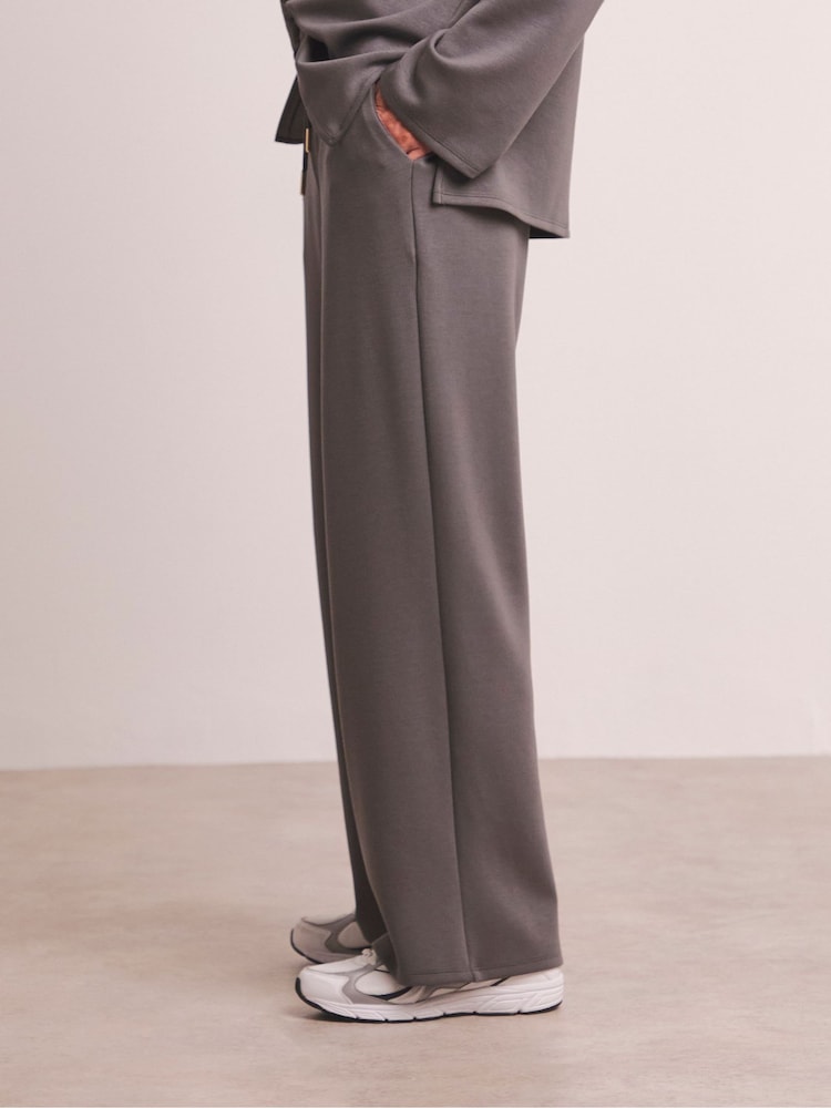 JD Williams Grey Anthology Premium Wide Leg Joggers - Image 5 of 5 JD Williams Grey Anthology Premium Wide Leg Joggers - Image 5 of 5
