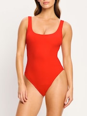 ModiBodi Orange Period Swimwear Scoop Neck One Piece Light Swimsuit - Image 1 of 7