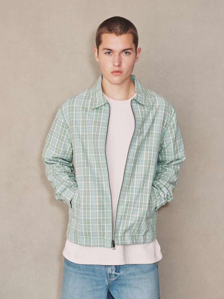 Albastru - EDIT check harrington Jacket - Imaginea 1 din 9