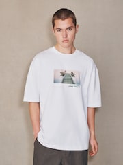 White Edit Dirk Braun Seminal Graphic T-Shirt - Image 4 of 8