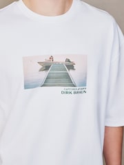 White Edit Dirk Braun Seminal Graphic T-Shirt - Image 5 of 8