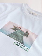 White Edit Dirk Braun Seminal Graphic T-Shirt - Image 8 of 8