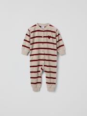 Polarn O. Pyret Natural Cotton Velour Overall - Image 6 of 8