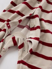 Polarn O. Pyret Natural Cotton Velour Overall - Image 8 of 8