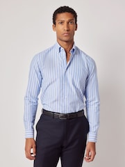 Stripe Pin Point Washed Oxford Shirt - Image 1 of 3