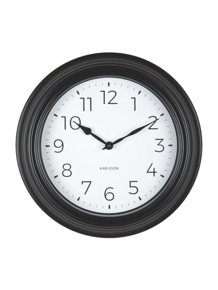 Present Time Black Traditional Numbers Wall Clock - Image 6 of 6 Present Time Black Traditional Numbers Wall Clock - Image 6 of 6