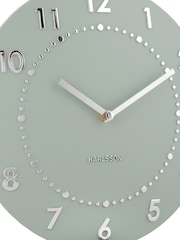 Present Time Sage Green Convex Elegant Numbers Bold Wall Clock - Image 4 of 5