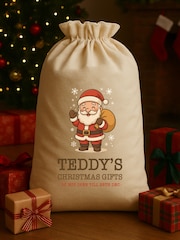 Personalised Gingerbread Christmas Sack by Loveabode - Image 3 of 4