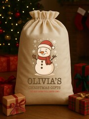 Personalised Gingerbread Christmas Sack by Loveabode - Image 4 of 4