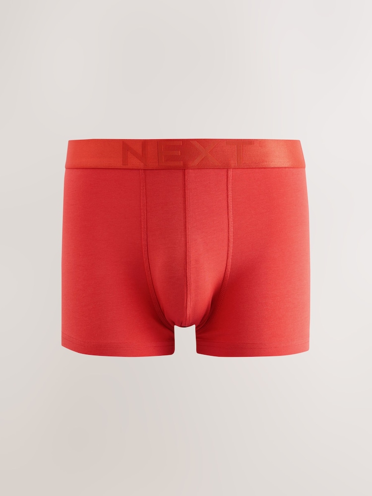 Red/ Yellow Bright Hipster Trunks 5 Pack - Image 2 of 9 Red/ Yellow Bright Hipster Trunks 5 Pack - Image 2 of 9