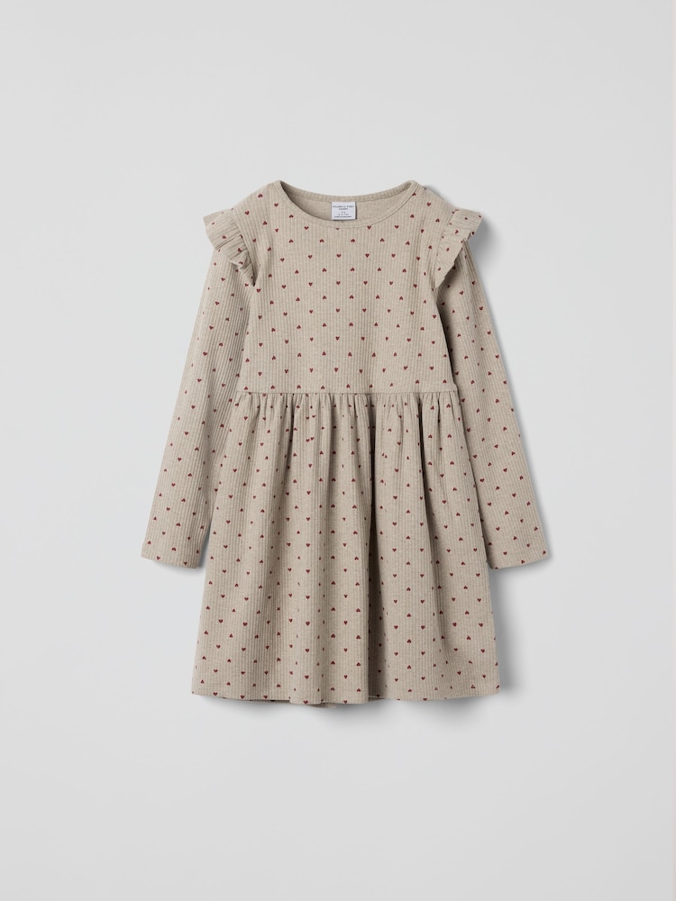 فستان قطن عضوي طبعة قلب من Polarn O. Pyret - صورة 1 من 4 فستان قطن عضوي طبعة قلب من Polarn O. Pyret - صورة 1 من 4