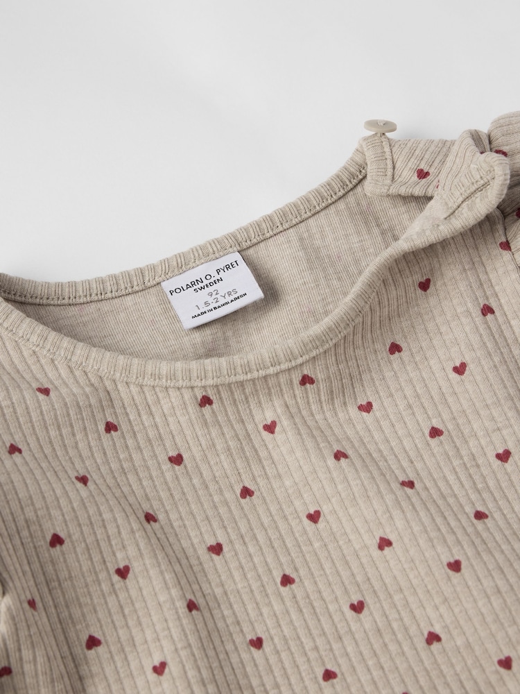 فستان قطن عضوي طبعة قلب من Polarn O. Pyret - صورة 4 من 4 فستان قطن عضوي طبعة قلب من Polarn O. Pyret - صورة 4 من 4