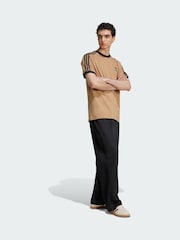 adidas Originals Black Adicolor Baggy Fit Firebird Track Joggers - Image 1 of 5