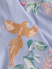 B by Ted Baker Blue Embroidery Cotton Cami Pyjamas - Image 12 of 12
