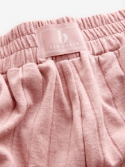 B by Ted Baker Pink Marl Viscose Blend Lounge Wide Leg Trousers - Image 8 of 8
