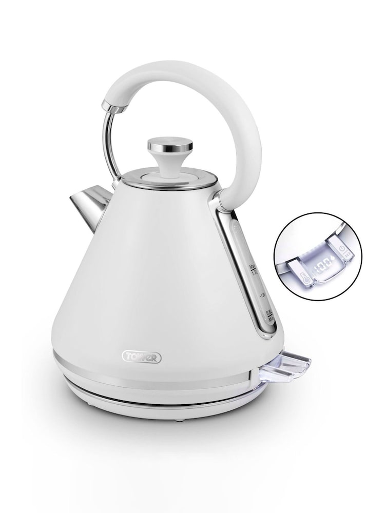 Tower White 1.7L Mirage Kettle - Image 1 of 7 Tower White 1.7L Mirage Kettle - Image 1 of 7
