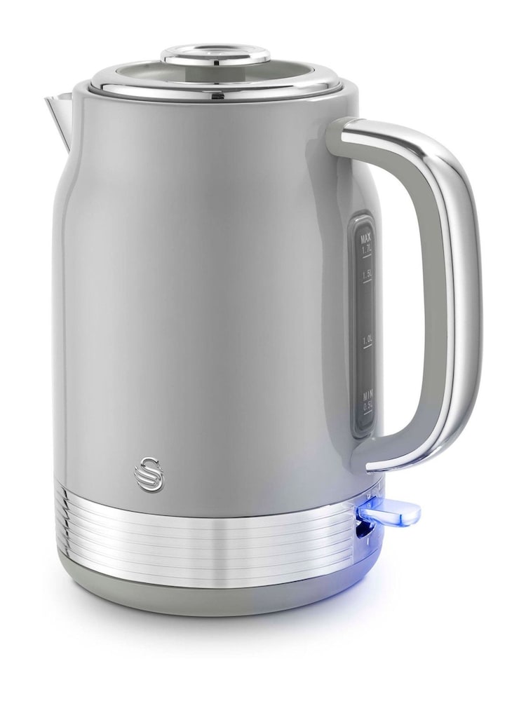 Swan Grey 1.7L Retro Jug Kettle - Image 1 of 8