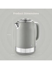 Swan Grey 1.7L Retro Jug Kettle - Image 6 of 8